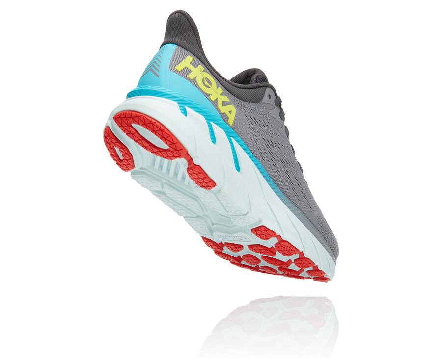 Hoka One One Hardloopschoenen Heren - Clifton 7 - Grijs - EP0874192